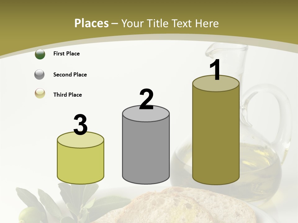 Branch White Vinaigrette PowerPoint Template