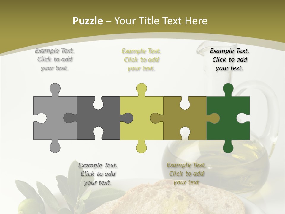 Branch White Vinaigrette PowerPoint Template