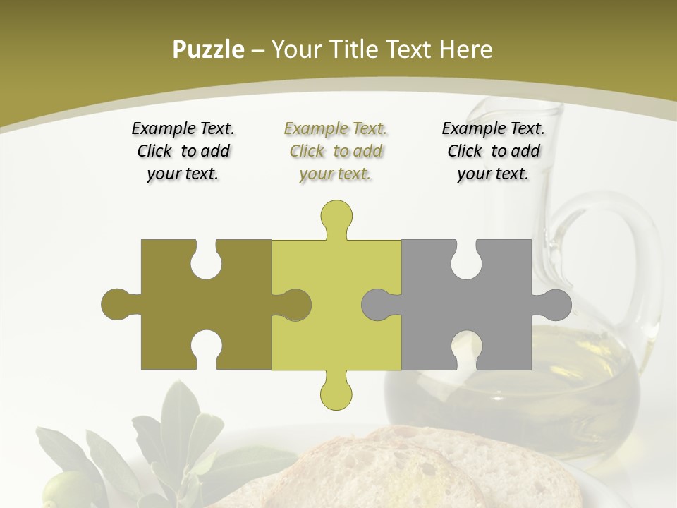 Branch White Vinaigrette PowerPoint Template