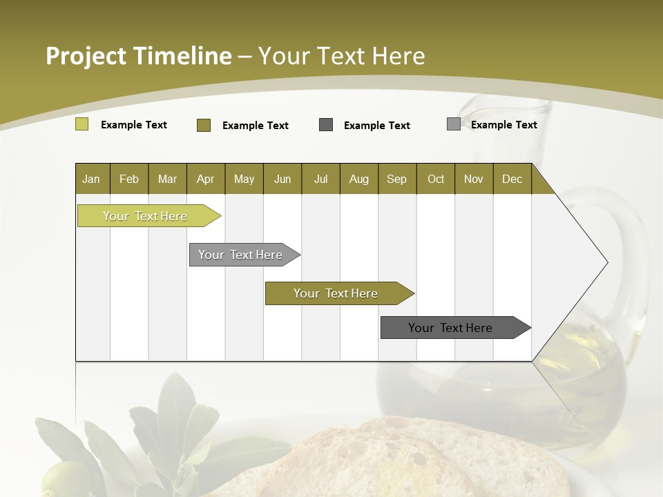 Branch White Vinaigrette PowerPoint Template