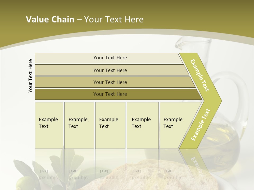 Branch White Vinaigrette PowerPoint Template