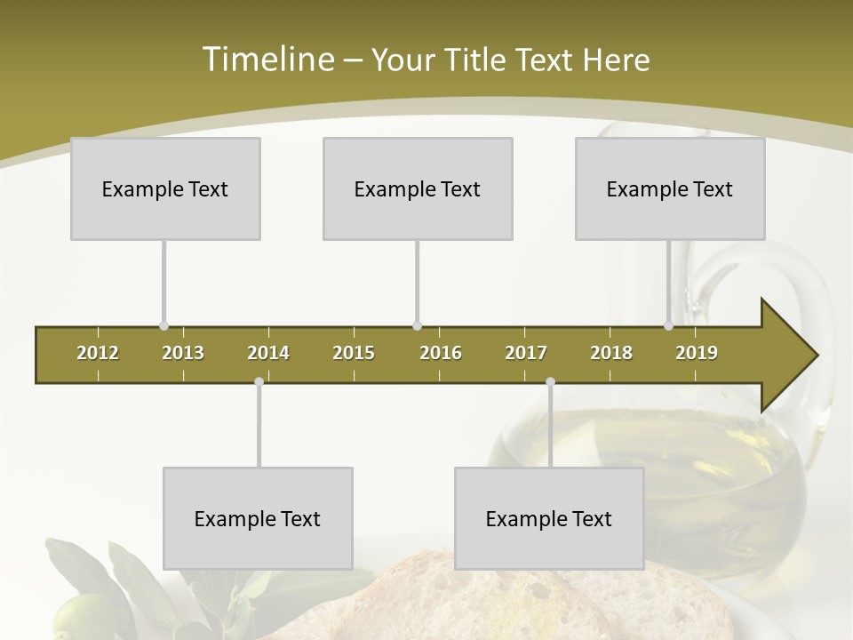 Branch White Vinaigrette PowerPoint Template
