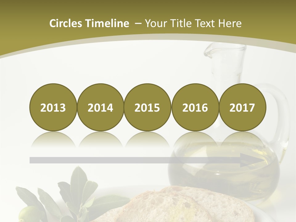 Branch White Vinaigrette PowerPoint Template