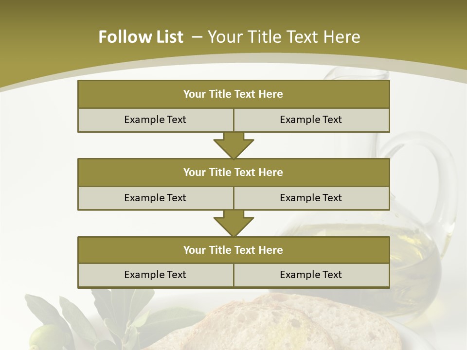 Branch White Vinaigrette PowerPoint Template