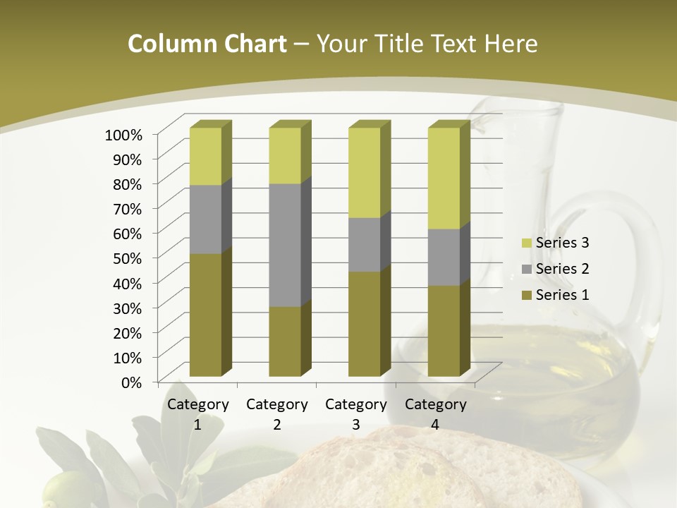 Branch White Vinaigrette PowerPoint Template