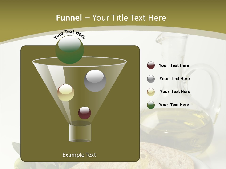 Branch White Vinaigrette PowerPoint Template