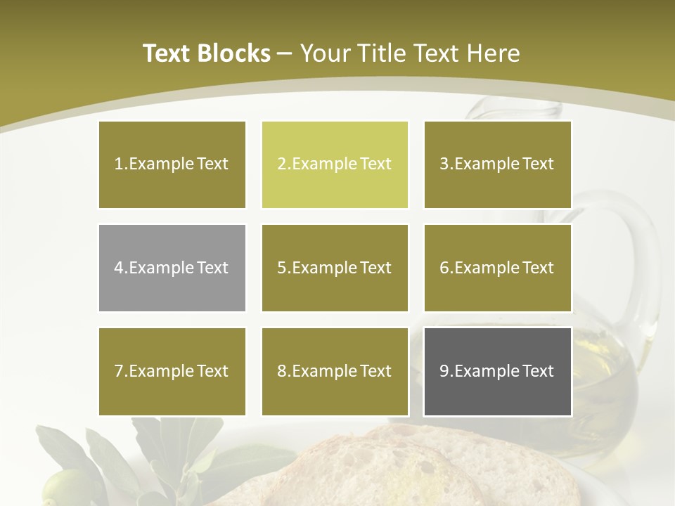 Branch White Vinaigrette PowerPoint Template