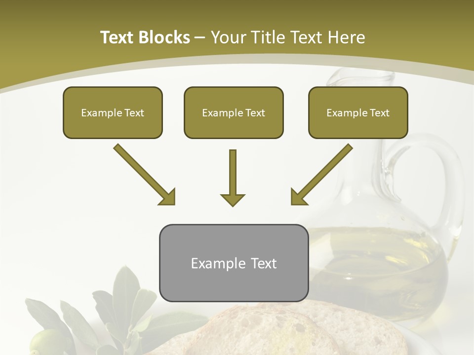 Branch White Vinaigrette PowerPoint Template