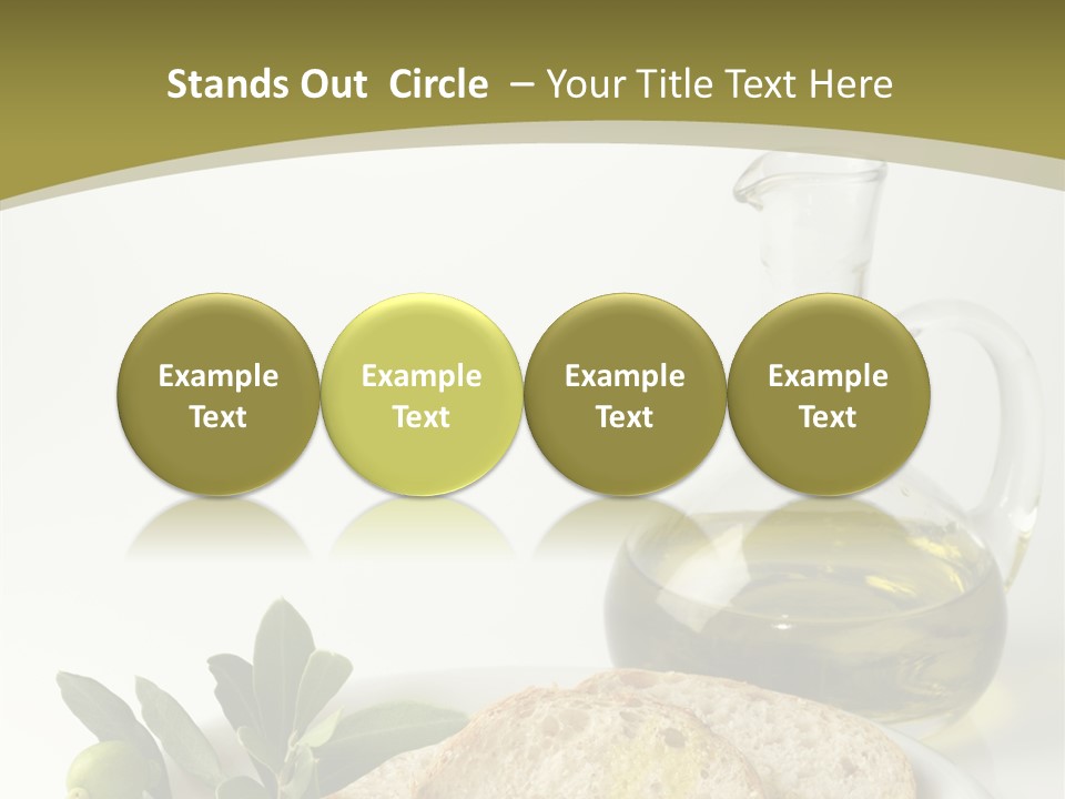 Branch White Vinaigrette PowerPoint Template