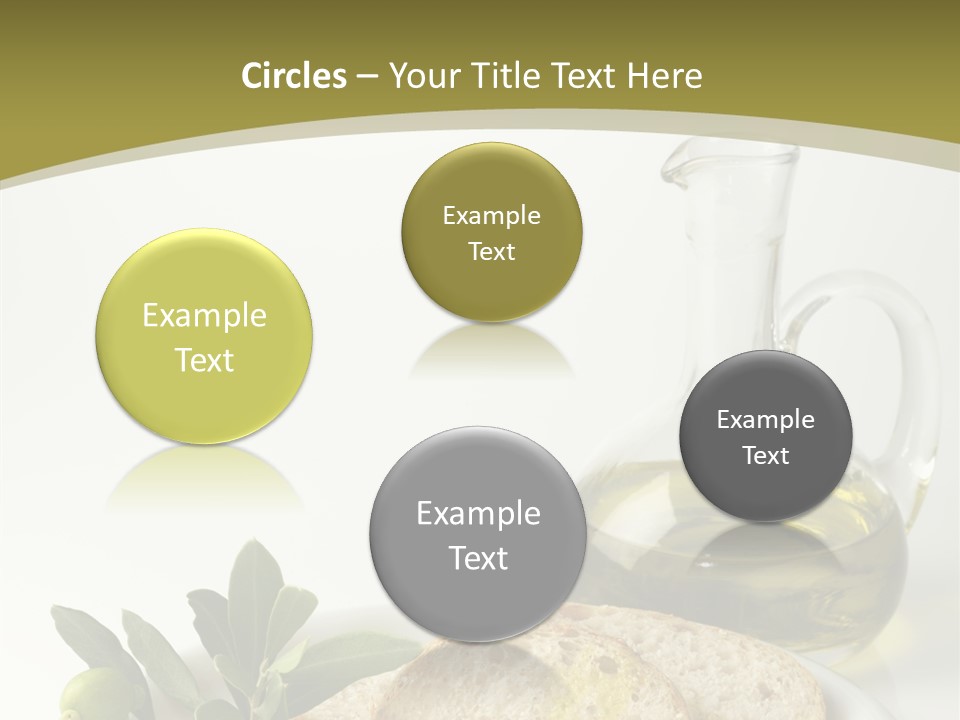 Branch White Vinaigrette PowerPoint Template