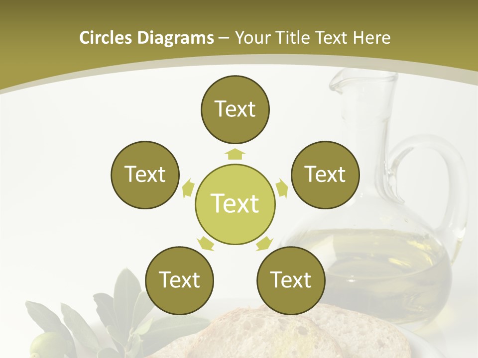Branch White Vinaigrette PowerPoint Template