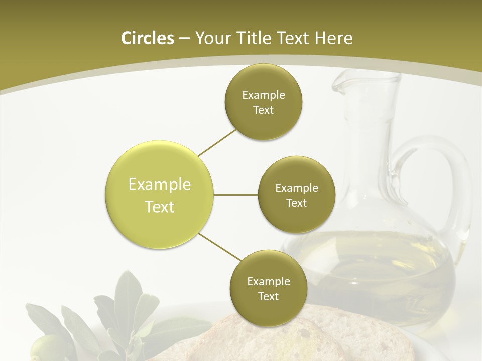 Branch White Vinaigrette PowerPoint Template