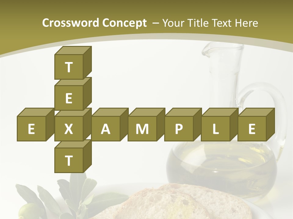 Branch White Vinaigrette PowerPoint Template