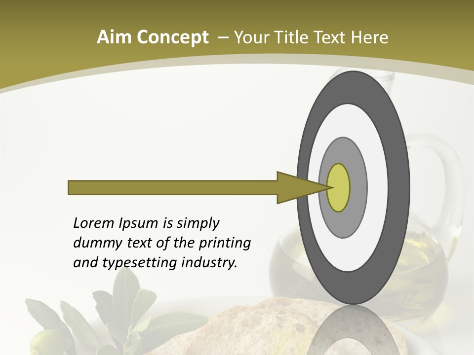 Branch White Vinaigrette PowerPoint Template