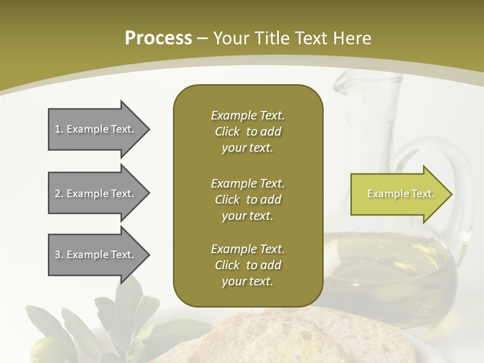 Branch White Vinaigrette PowerPoint Template