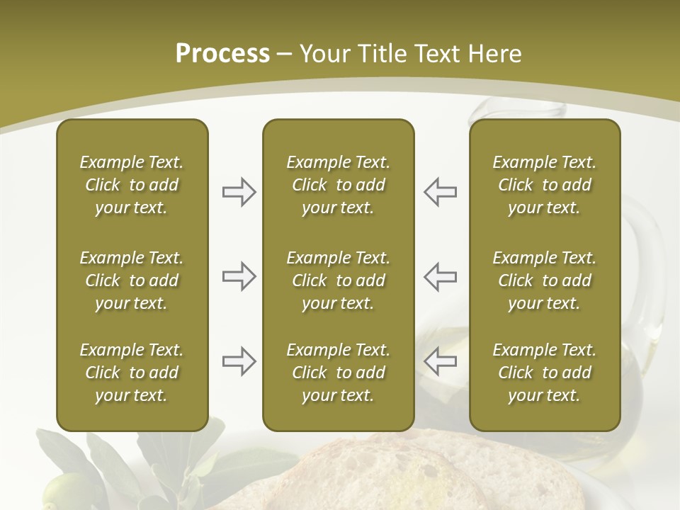 Branch White Vinaigrette PowerPoint Template