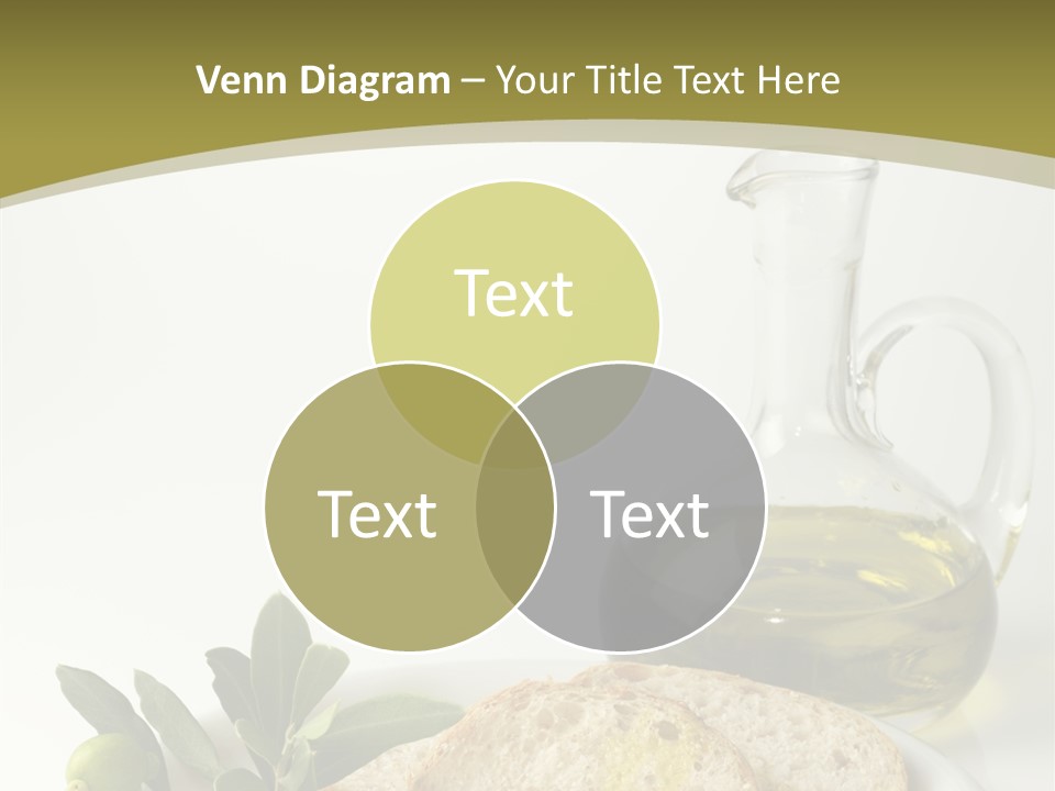 Branch White Vinaigrette PowerPoint Template
