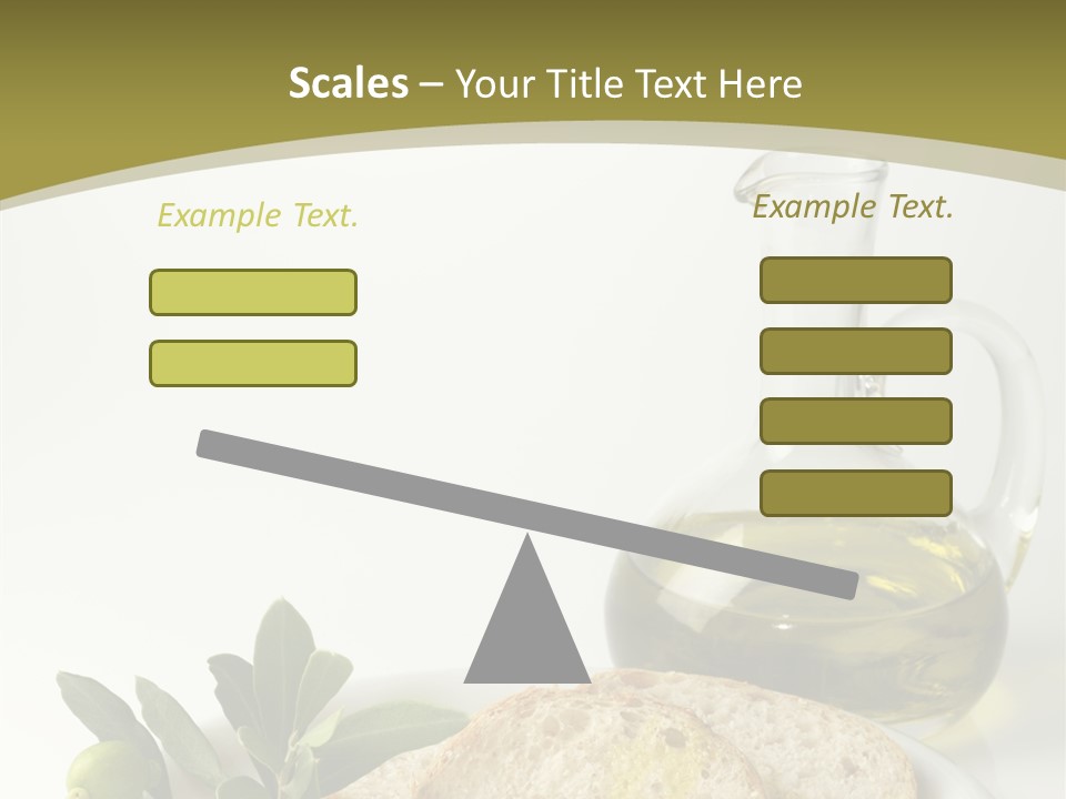 Branch White Vinaigrette PowerPoint Template