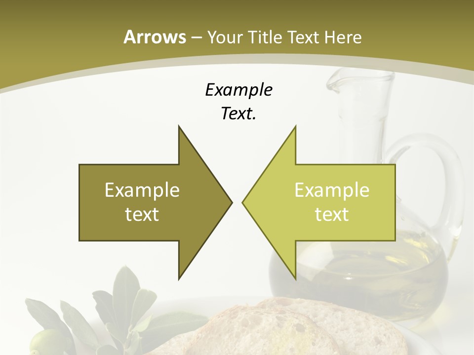 Branch White Vinaigrette PowerPoint Template