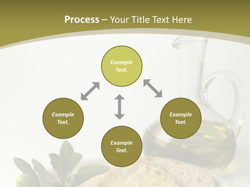 Branch White Vinaigrette PowerPoint Template