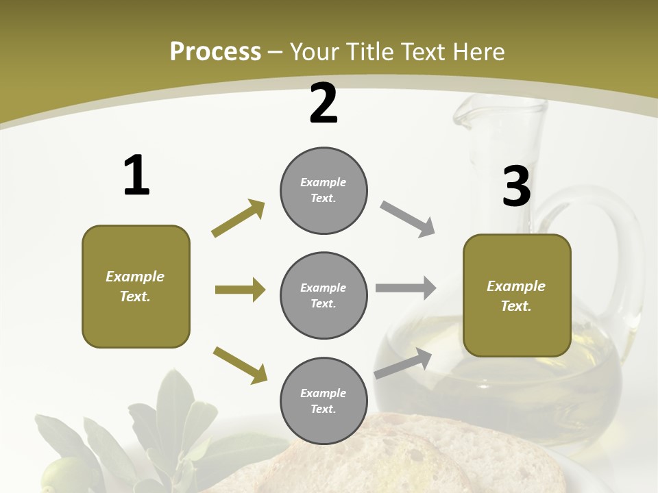 Branch White Vinaigrette PowerPoint Template