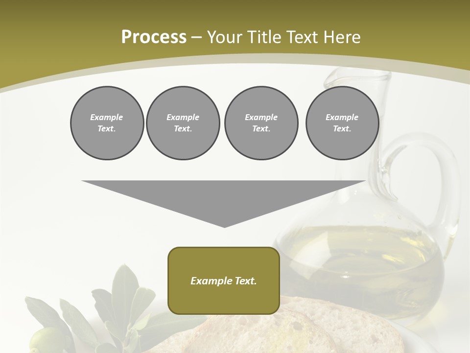 Branch White Vinaigrette PowerPoint Template