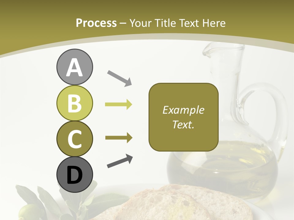Branch White Vinaigrette PowerPoint Template