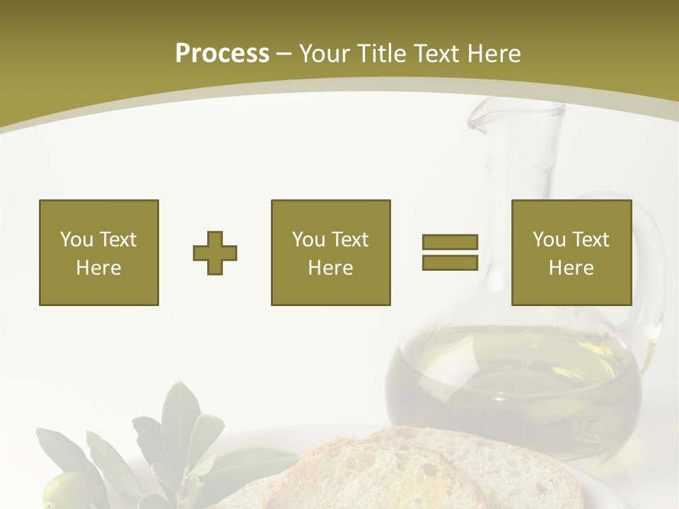 Branch White Vinaigrette PowerPoint Template