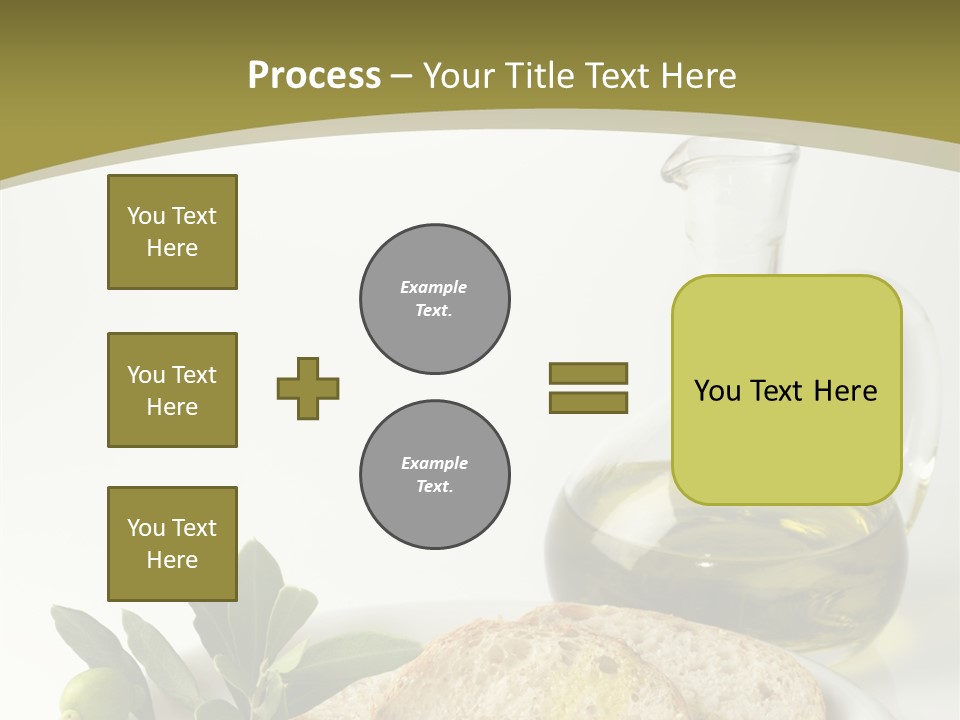 Branch White Vinaigrette PowerPoint Template
