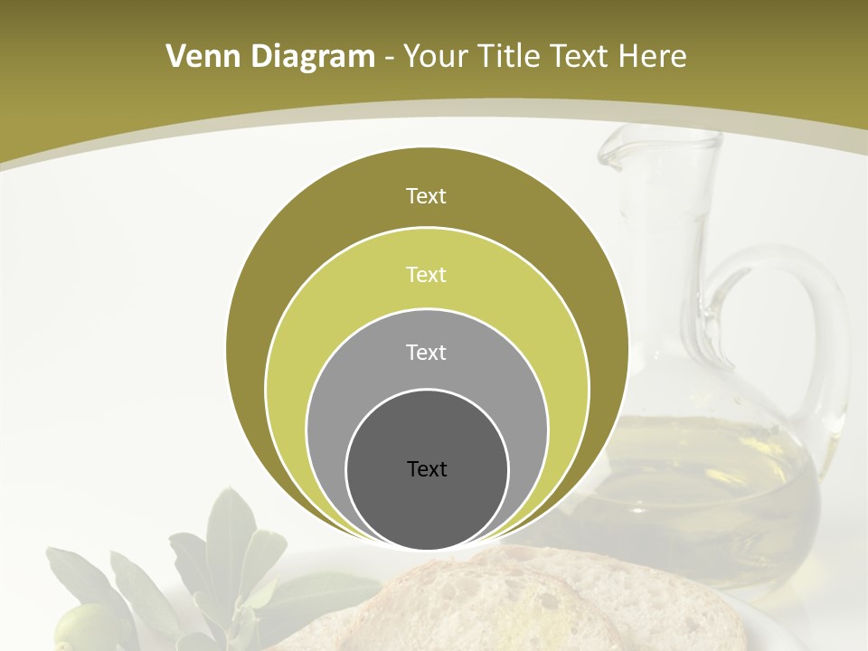 Branch White Vinaigrette PowerPoint Template