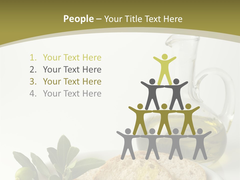 Branch White Vinaigrette PowerPoint Template
