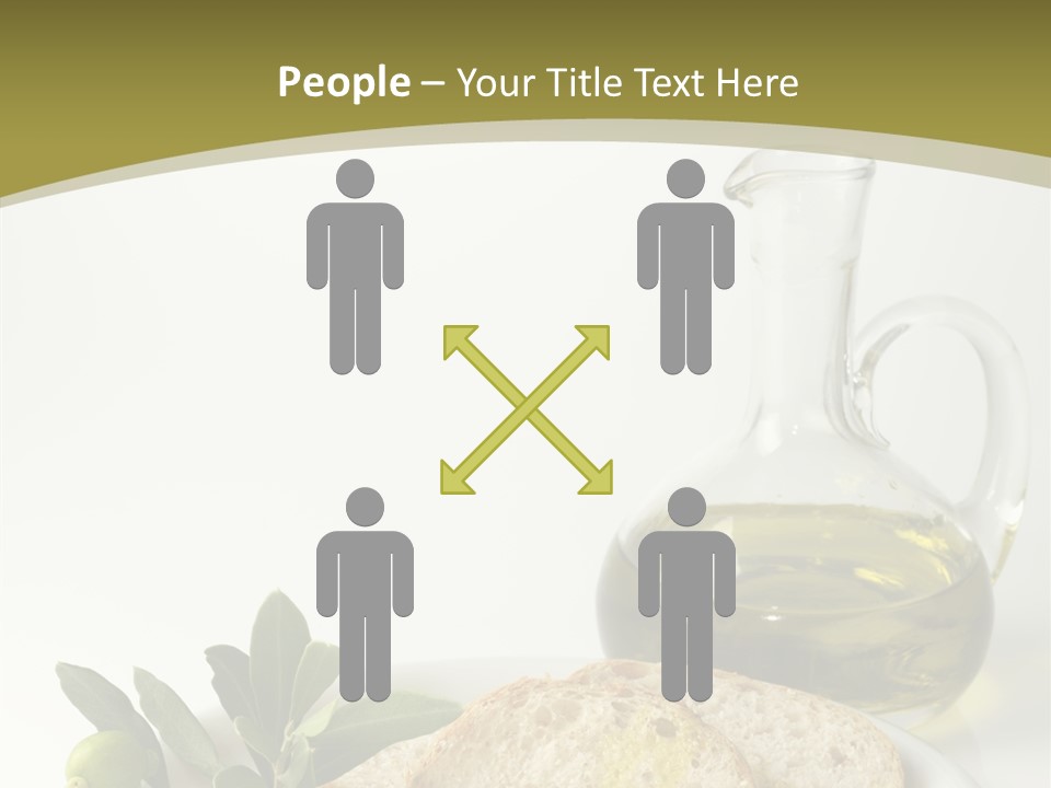 Branch White Vinaigrette PowerPoint Template