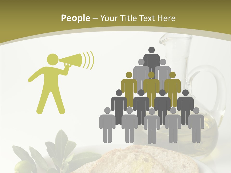 Branch White Vinaigrette PowerPoint Template