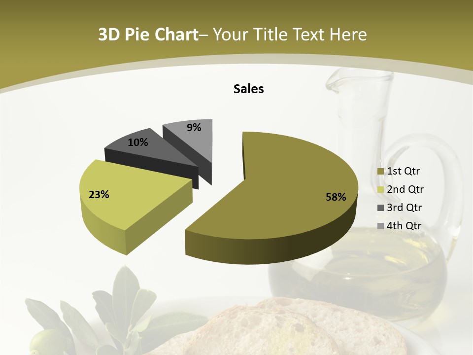Branch White Vinaigrette PowerPoint Template