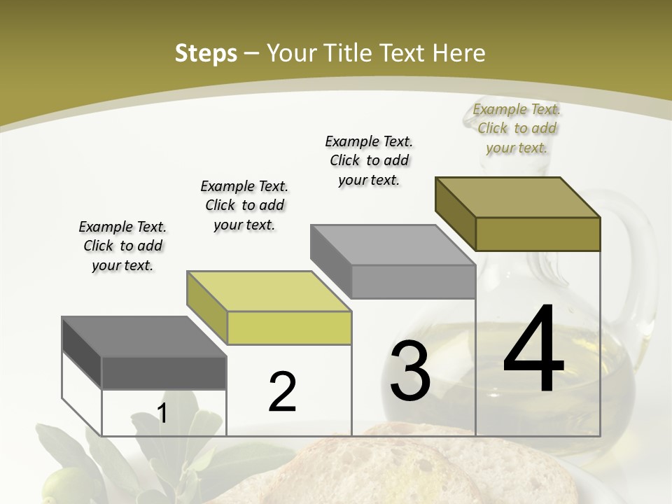 Branch White Vinaigrette PowerPoint Template