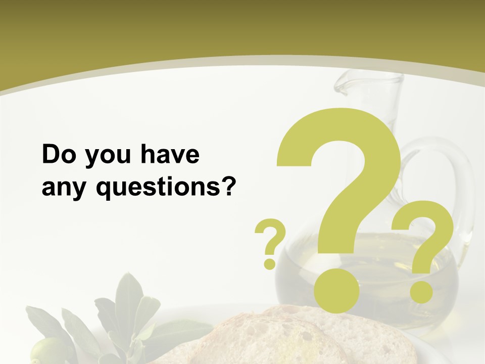 Branch White Vinaigrette PowerPoint Template