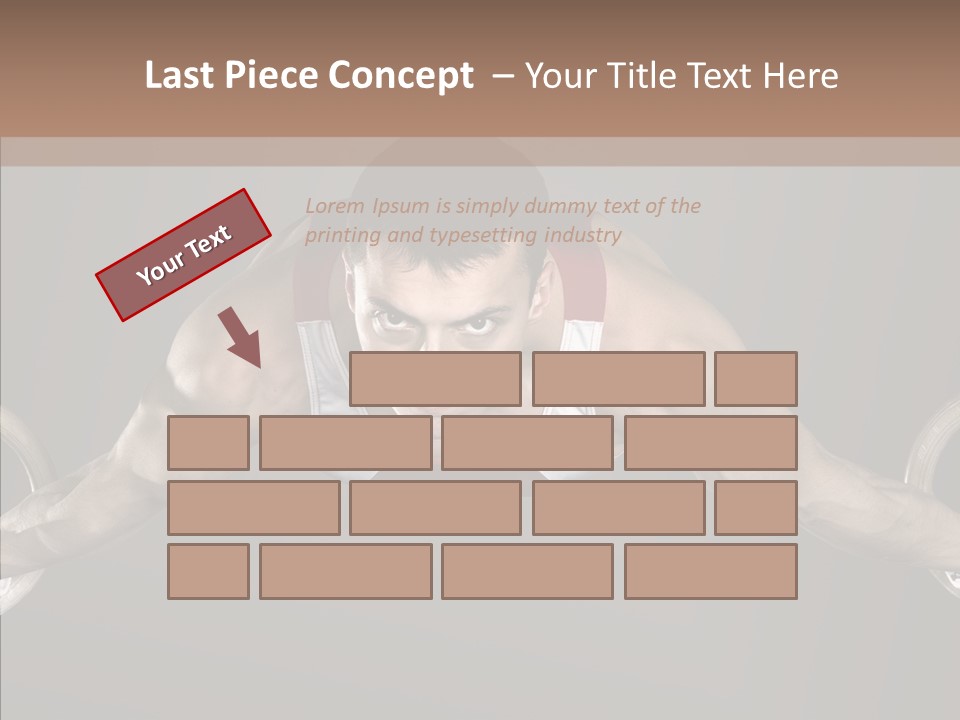 Physical Culture Image Strong PowerPoint Template