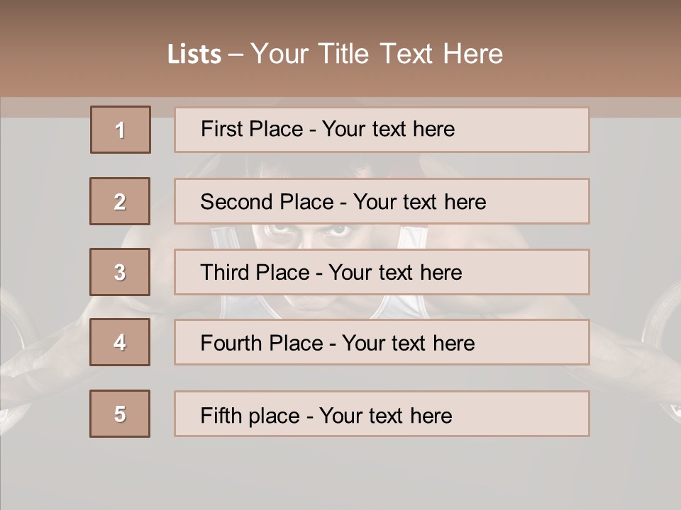 Physical Culture Image Strong PowerPoint Template