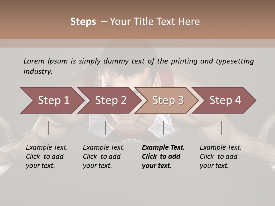 Physical Culture Image Strong PowerPoint Template
