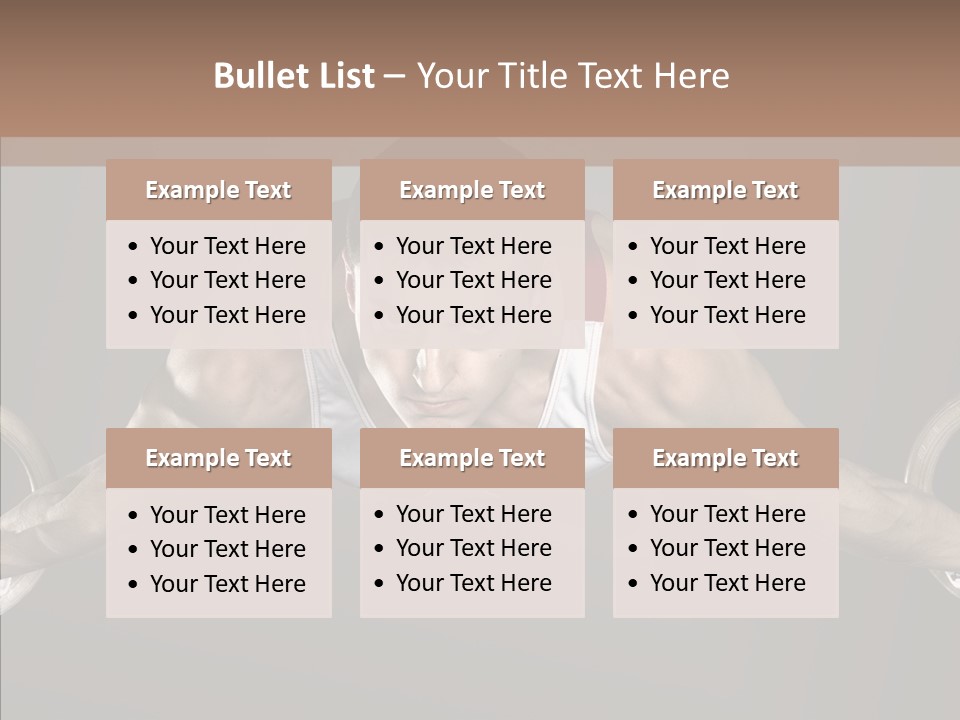 Physical Culture Image Strong PowerPoint Template