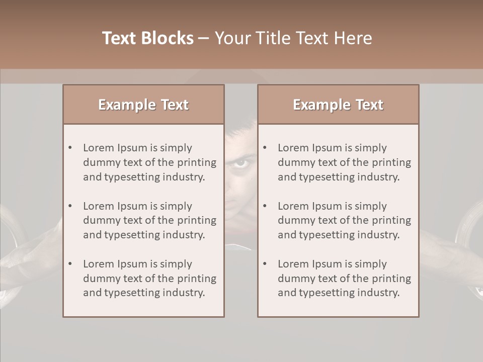 Physical Culture Image Strong PowerPoint Template