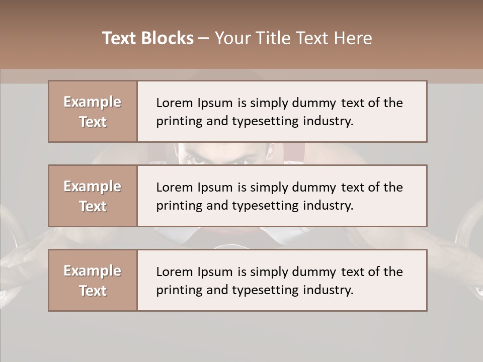 Physical Culture Image Strong PowerPoint Template