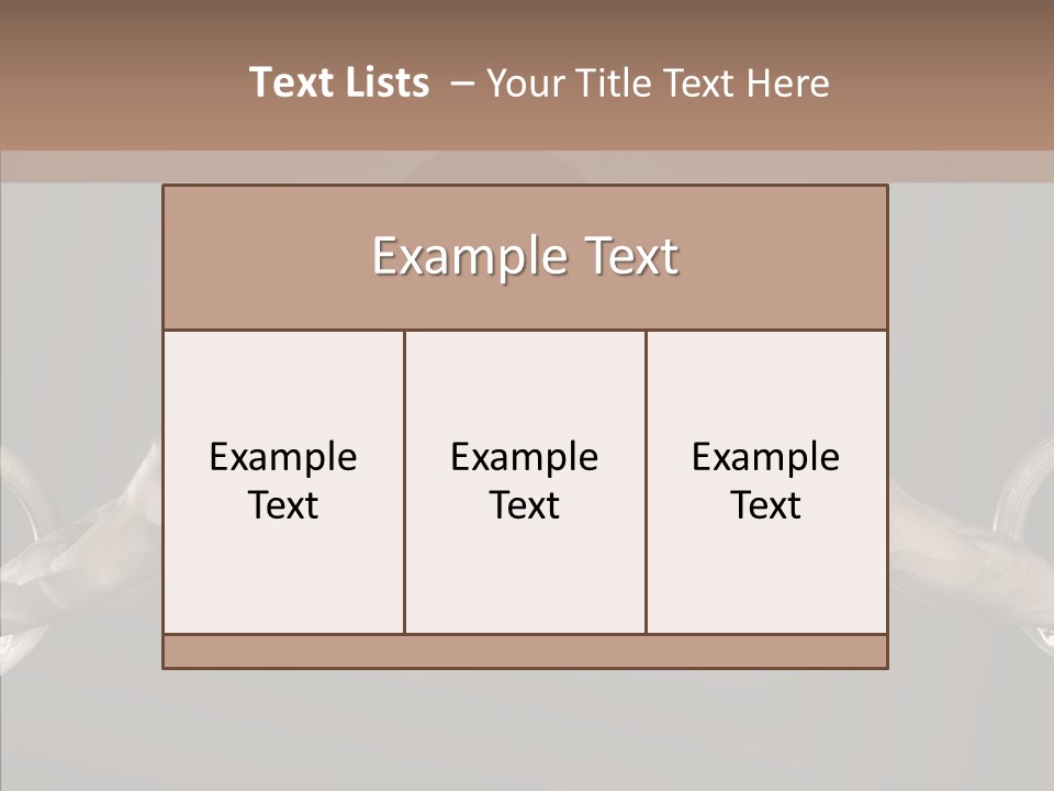 Physical Culture Image Strong PowerPoint Template