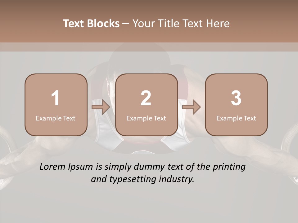 Physical Culture Image Strong PowerPoint Template