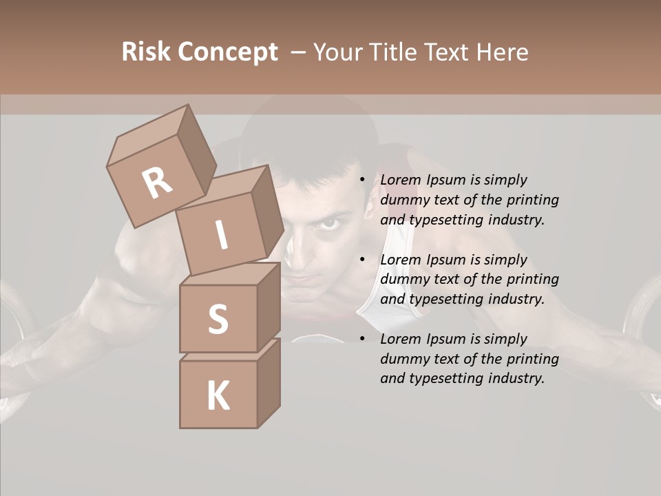 Physical Culture Image Strong PowerPoint Template