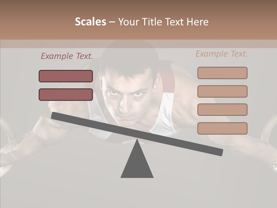 Physical Culture Image Strong PowerPoint Template