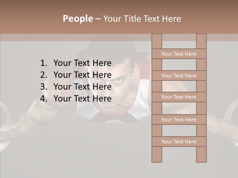 Physical Culture Image Strong PowerPoint Template