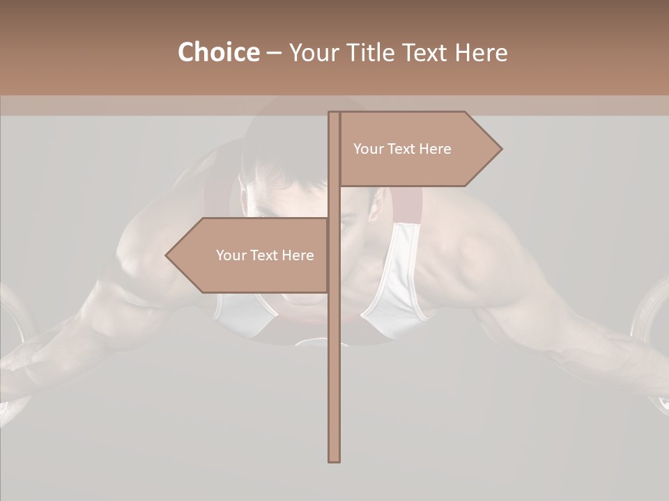Physical Culture Image Strong PowerPoint Template
