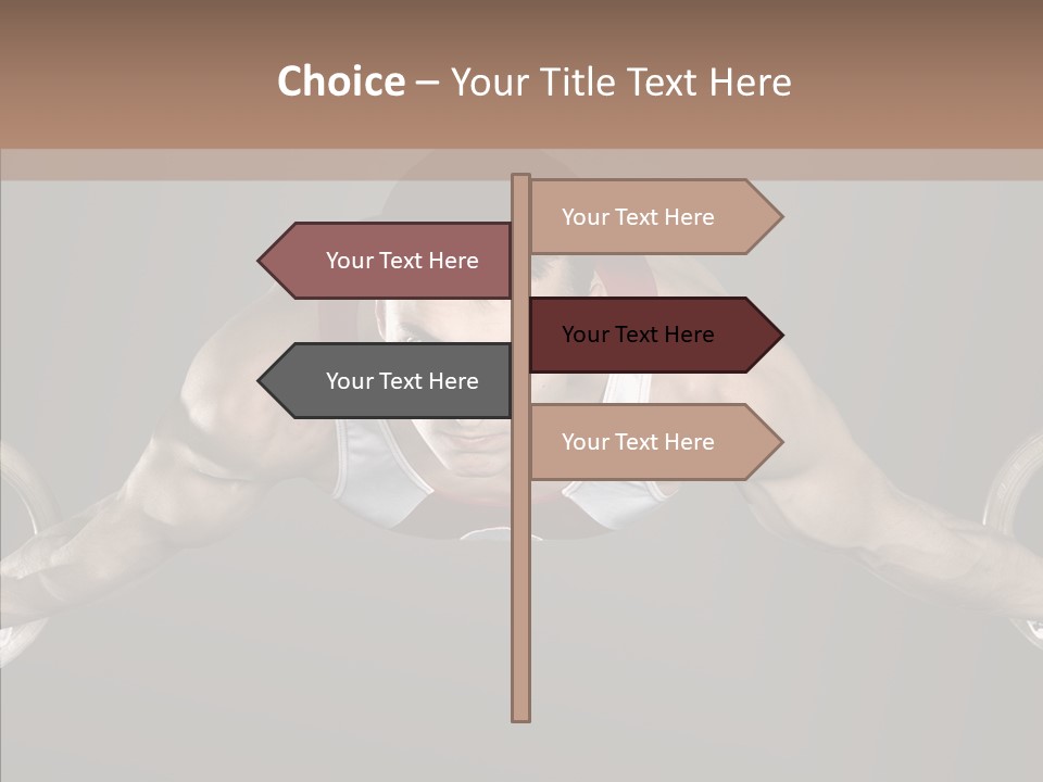 Physical Culture Image Strong PowerPoint Template