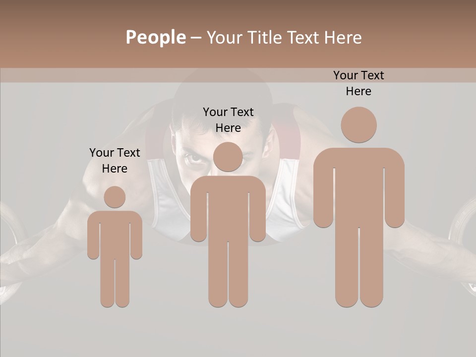 Physical Culture Image Strong PowerPoint Template